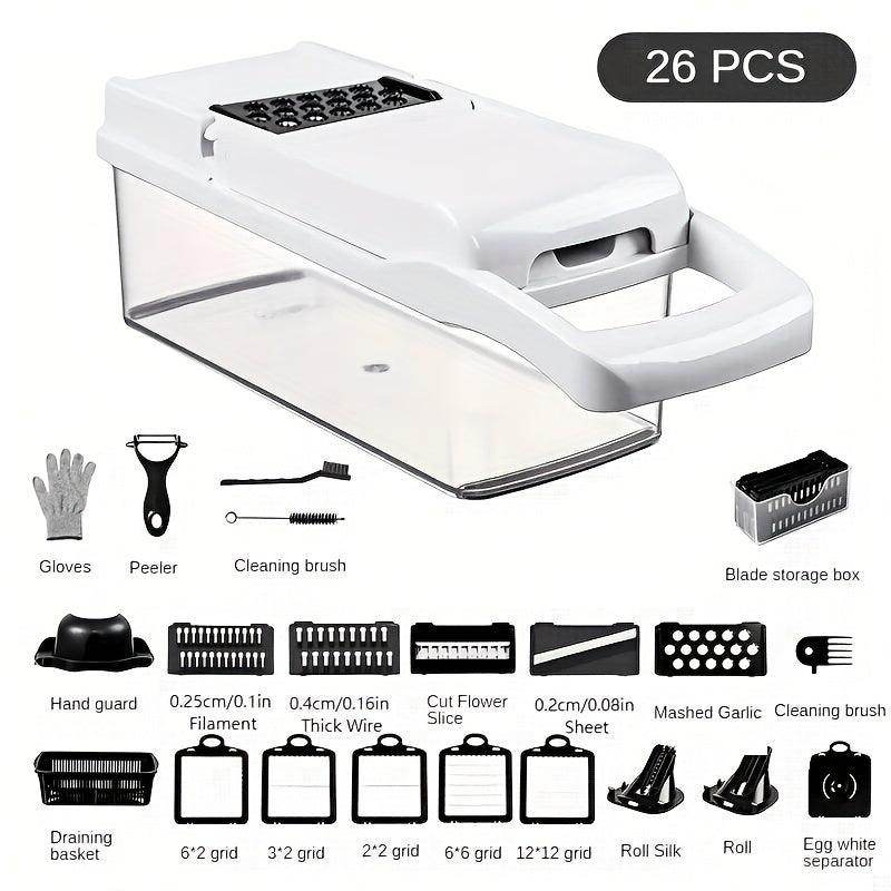 Vegetable Chopper (15/17/22/26 Pieces) - My Store