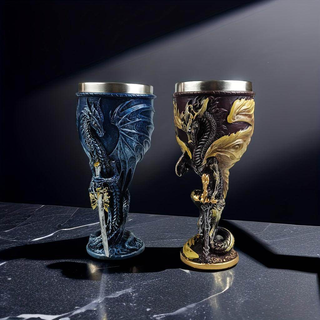 Dragon Sword Cup - 7oz Medieval Gothic Goblet - My Store