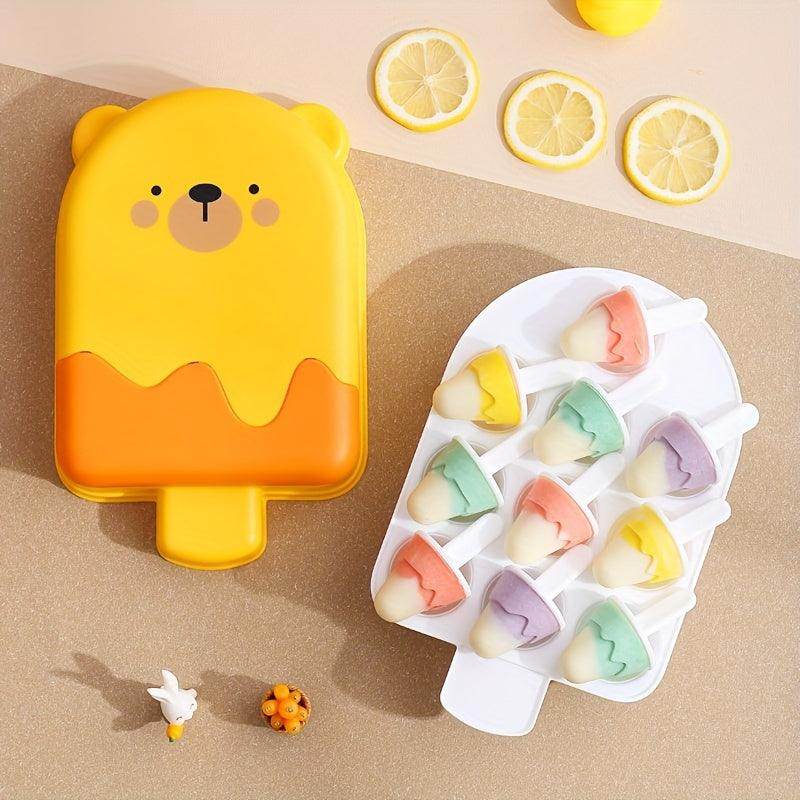 Bear-Shaped Ice Pop Molds Set - My Store