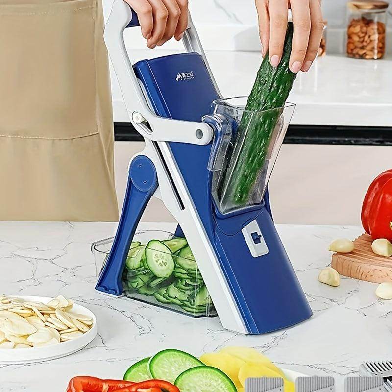 6-in-1 Adjustable Vegetable Chopper with Container - My Store