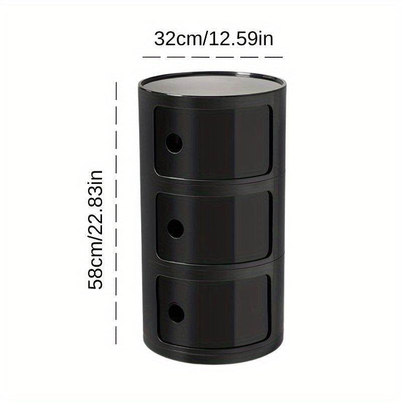 2/3/4 Drawer Bedside Table - 1pc Storage Cabinet - My Store