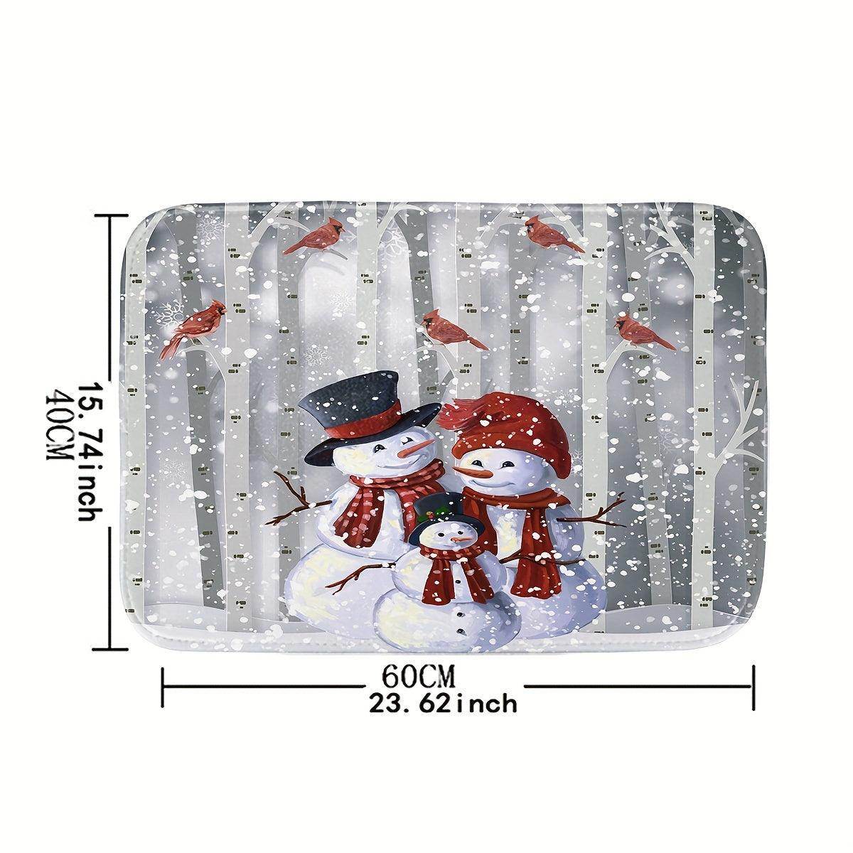Christmas Snowman Shower Curtain Set - My Store