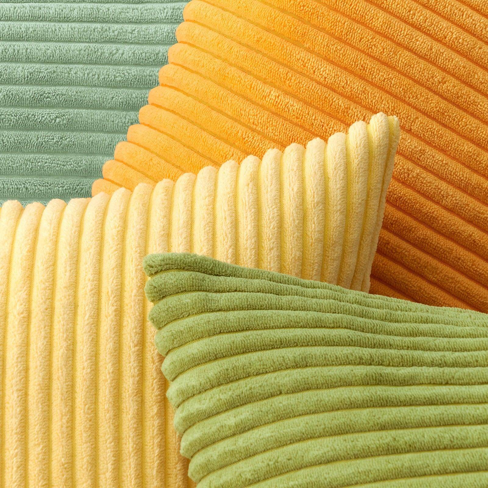 Decorative Gradient Corduroy Pillow Covers – Set of 4 - My Store