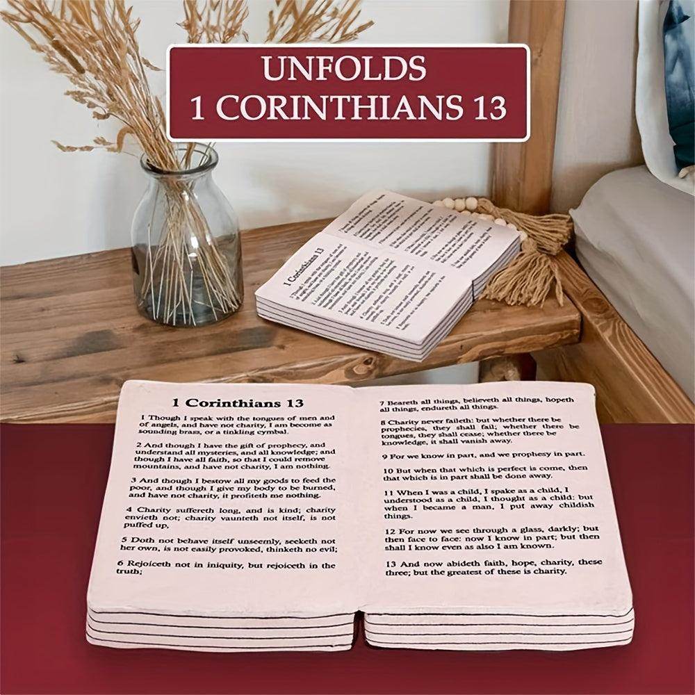 Openable Bible Style Throw Pillow - My Store