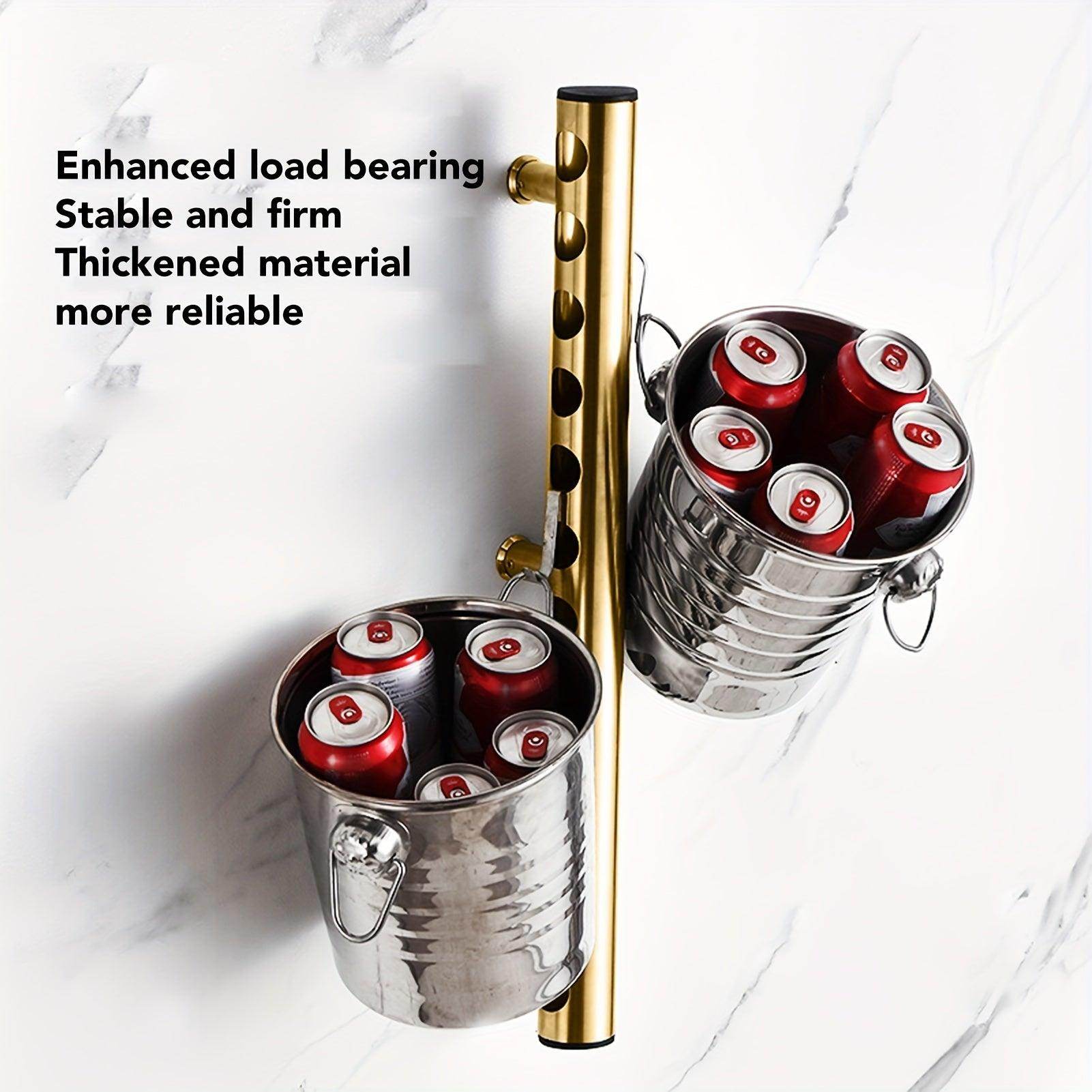 8-Bottle Wall-Mounted Wine Rack - My Store