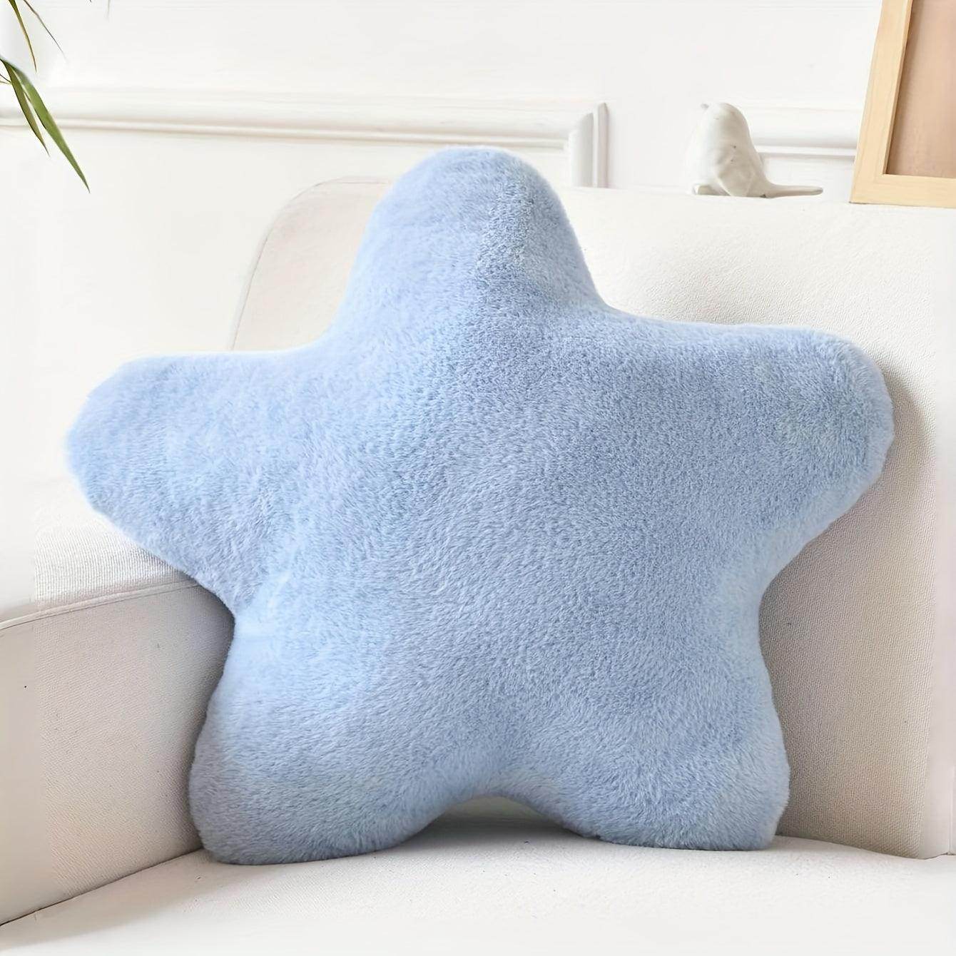 Modern Star-Shaped Plush Throw Pillow - My Store