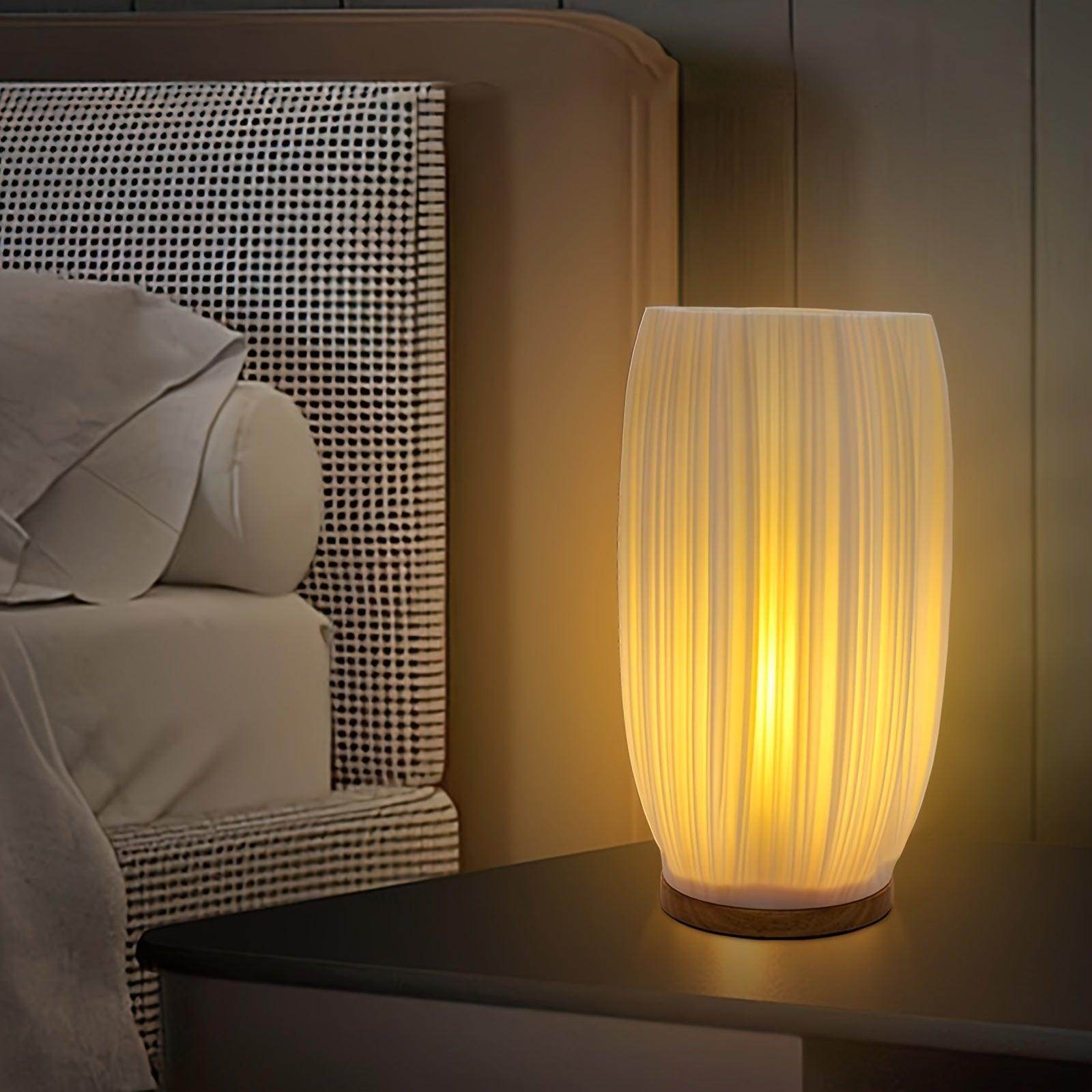 Modern LED Vase Table Lamp – USB Rechargeable & Dimmable - My Store