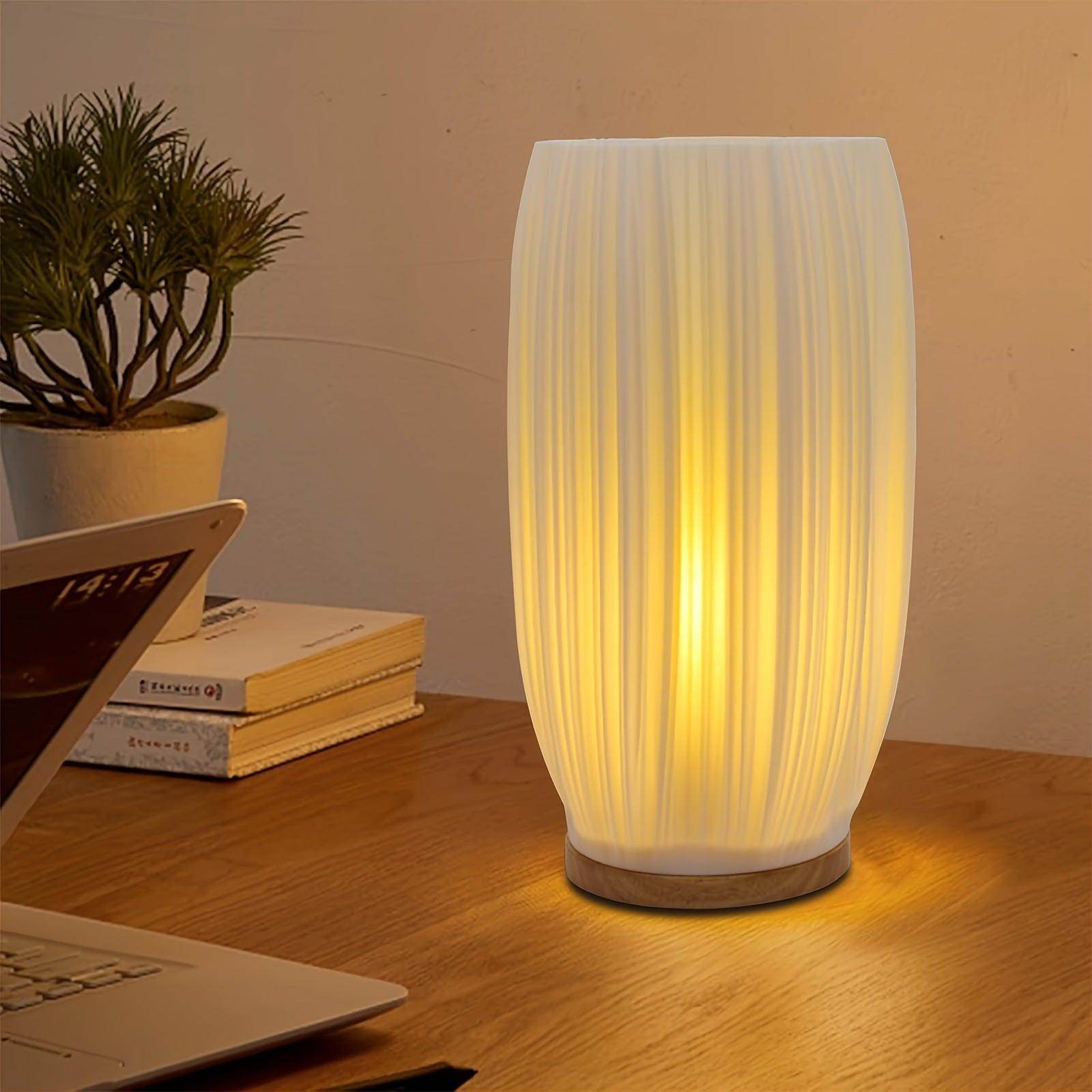Modern LED Vase Table Lamp – USB Rechargeable & Dimmable - My Store