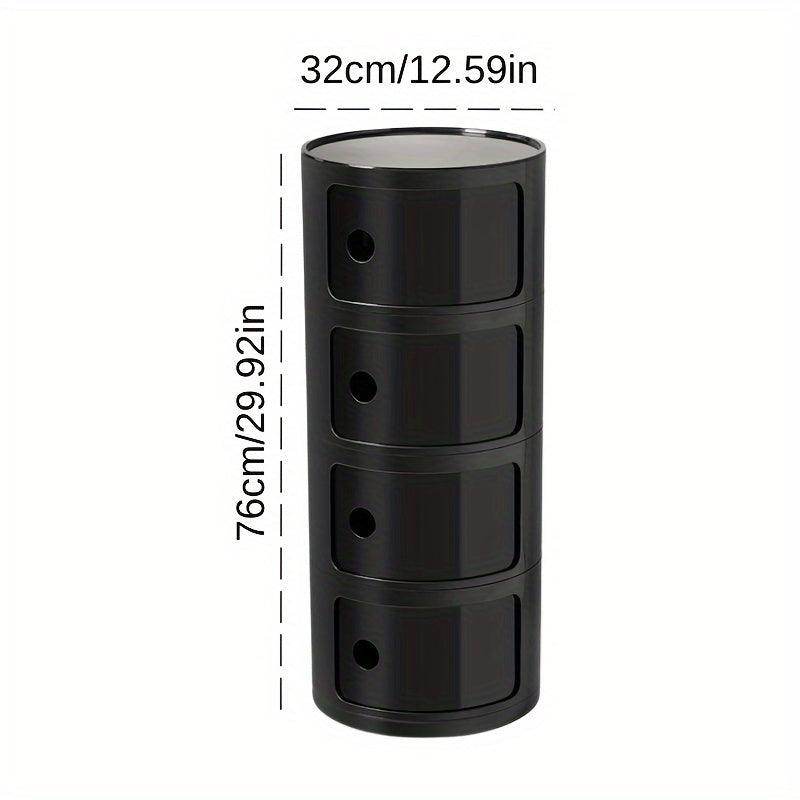 2/3/4 Drawer Bedside Table - 1pc Storage Cabinet - My Store