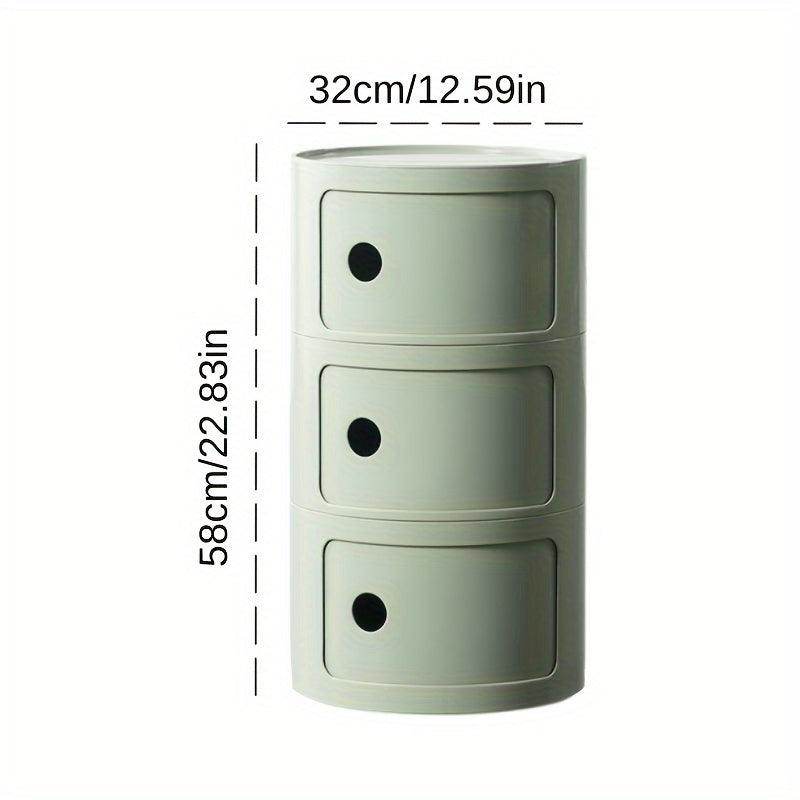 2/3/4 Drawer Bedside Table - 1pc Storage Cabinet - My Store