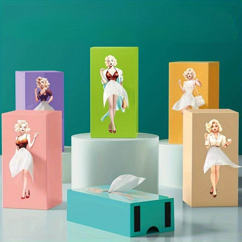 Halloween & Christmas Cartoon Girl Tissue Box - My Store