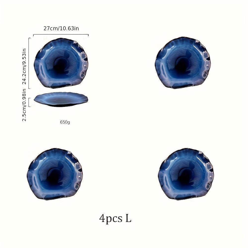 5pcs Durable Heart-Shaped Plate Set - My Store