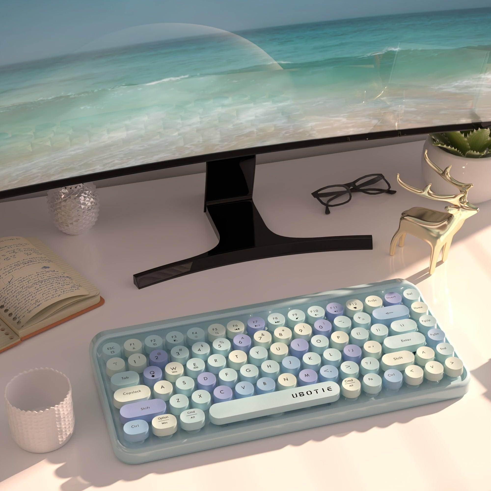 Wireless Retro Keyboard - My Store