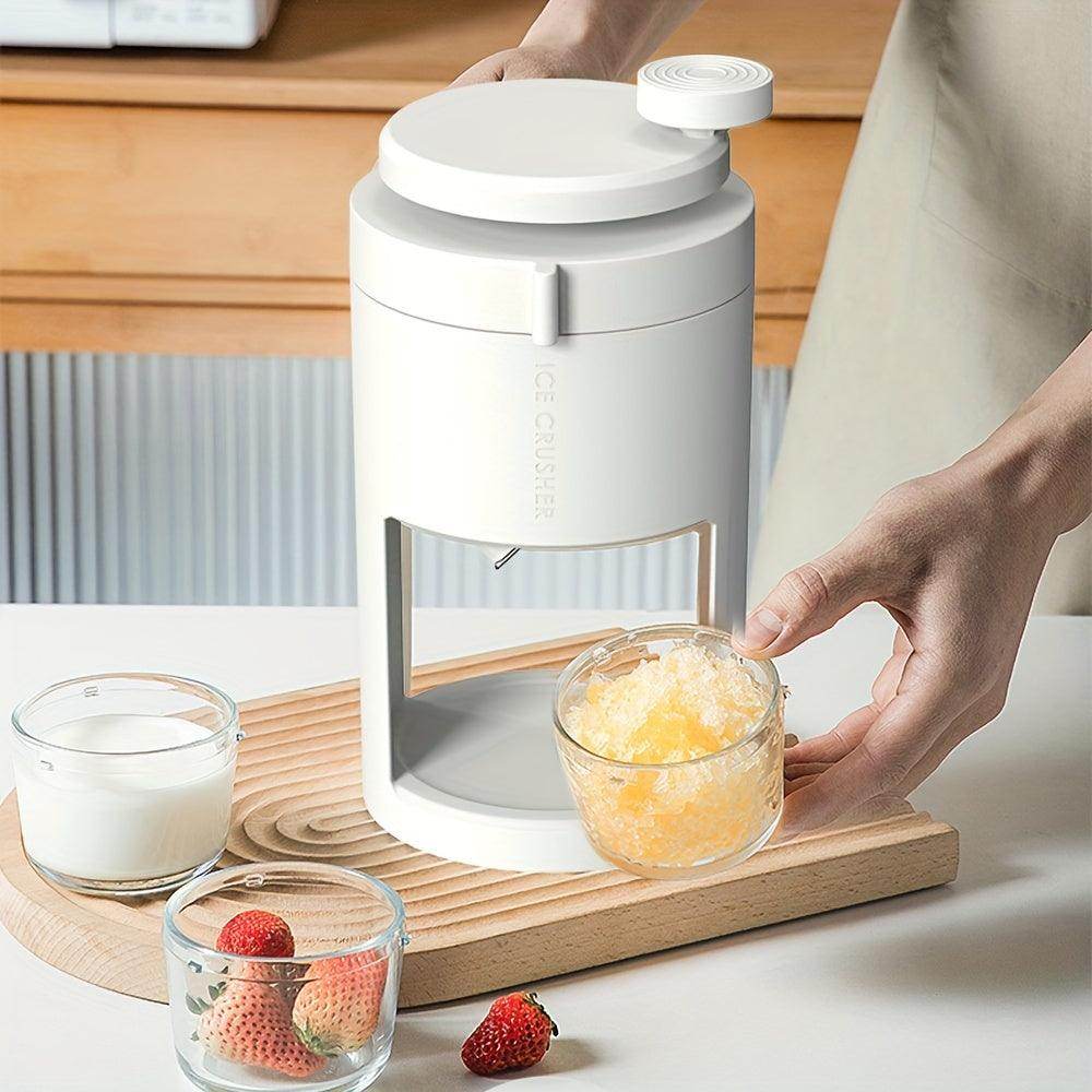 Portable Manual Ice Crusher with Stainless Steel Blades - My Store