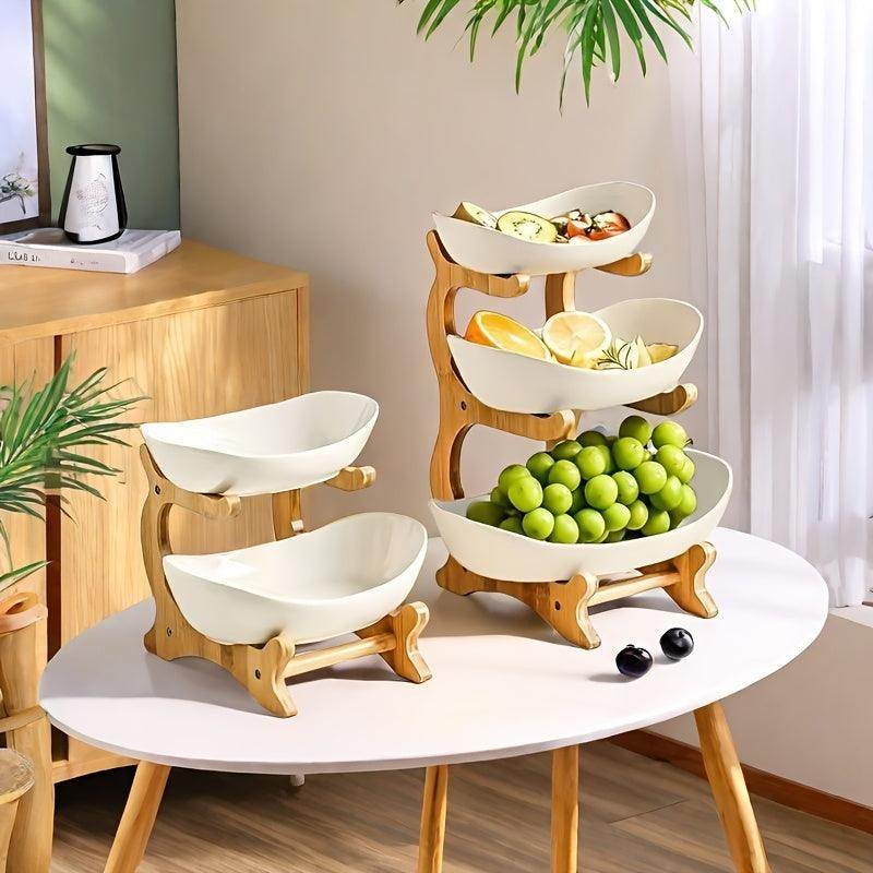 2/3 Tier Fruit Rack Snack Storage Plate - My Store