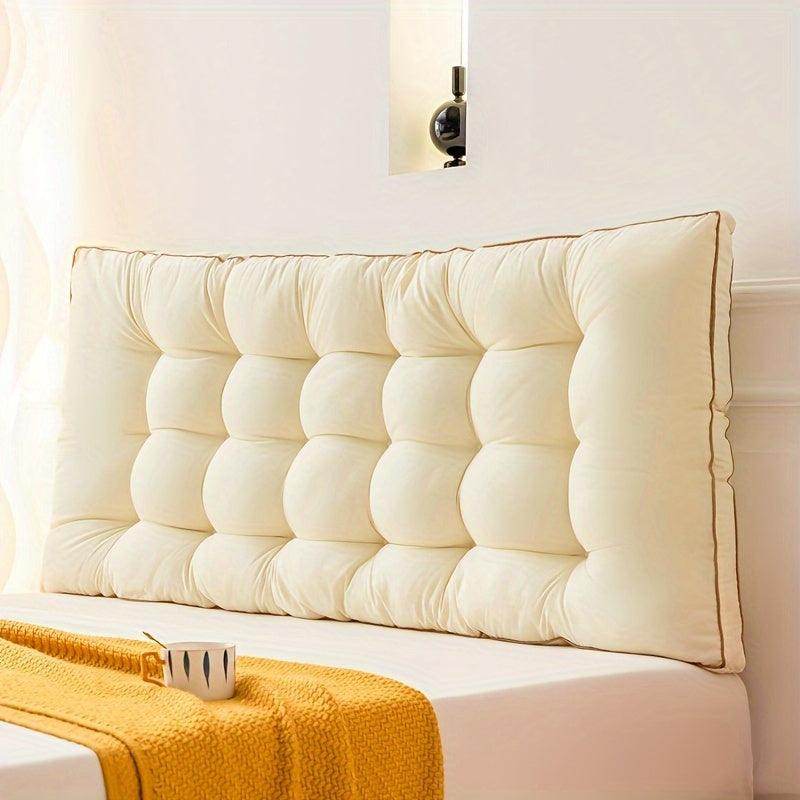 Solid Color Headboard Cushion with Headrest - My Store