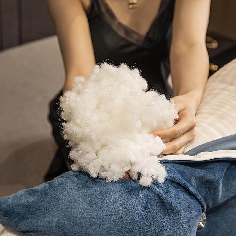 1pc Luxury Velvet Bed Headrest with Lace Trim - My Store