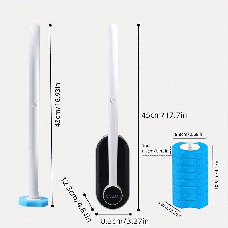48-Piece Wall-Mounted Toilet Brush Set - My Store
