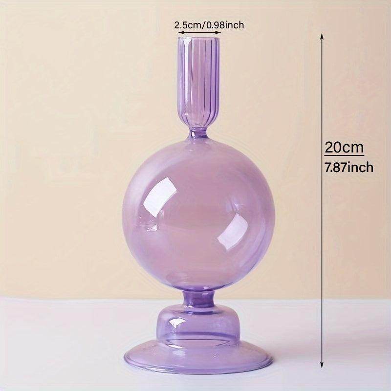 Romance Glass Candleholder - My Store