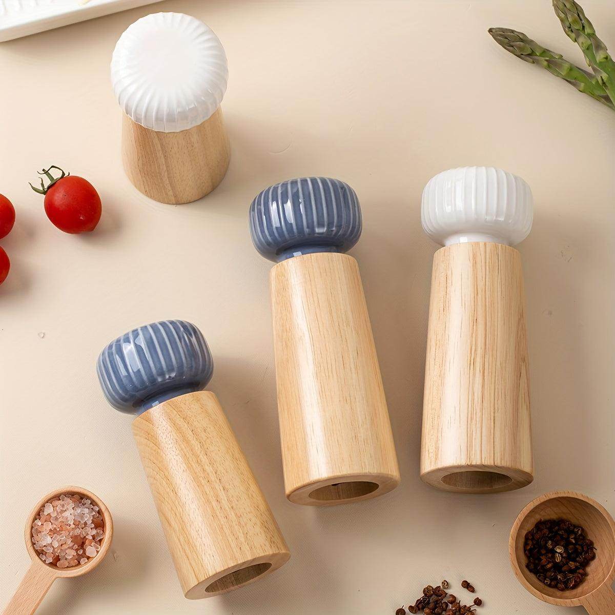 Wooden Scandinavian-Inspired Manual Spice Grinder - My Store