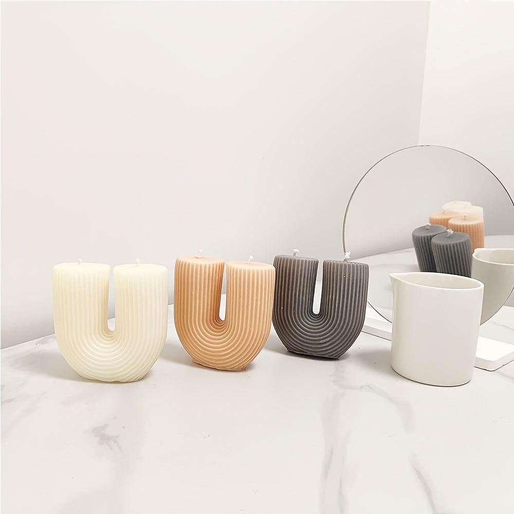 U-shaped Aesthetic Scented Candle - My Store