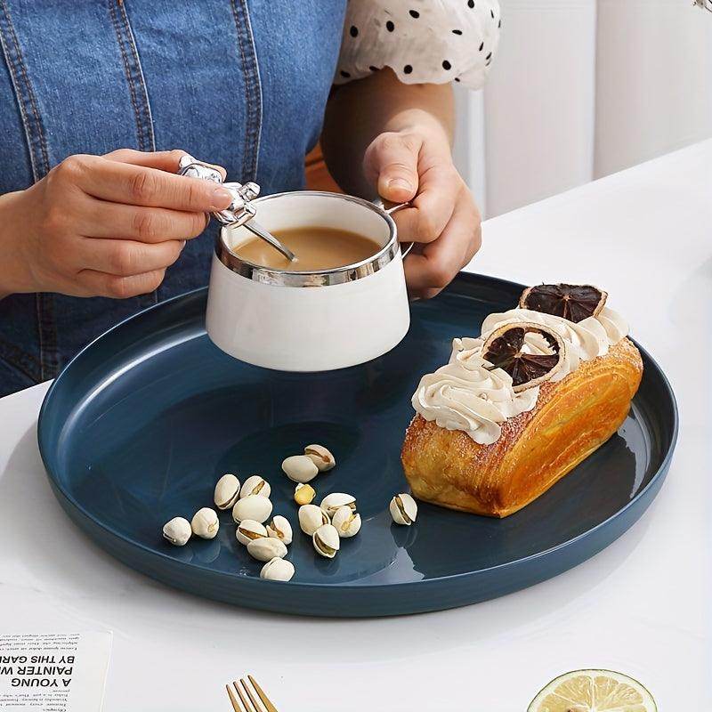 Unbreakable Decorative Round Tray - My Store