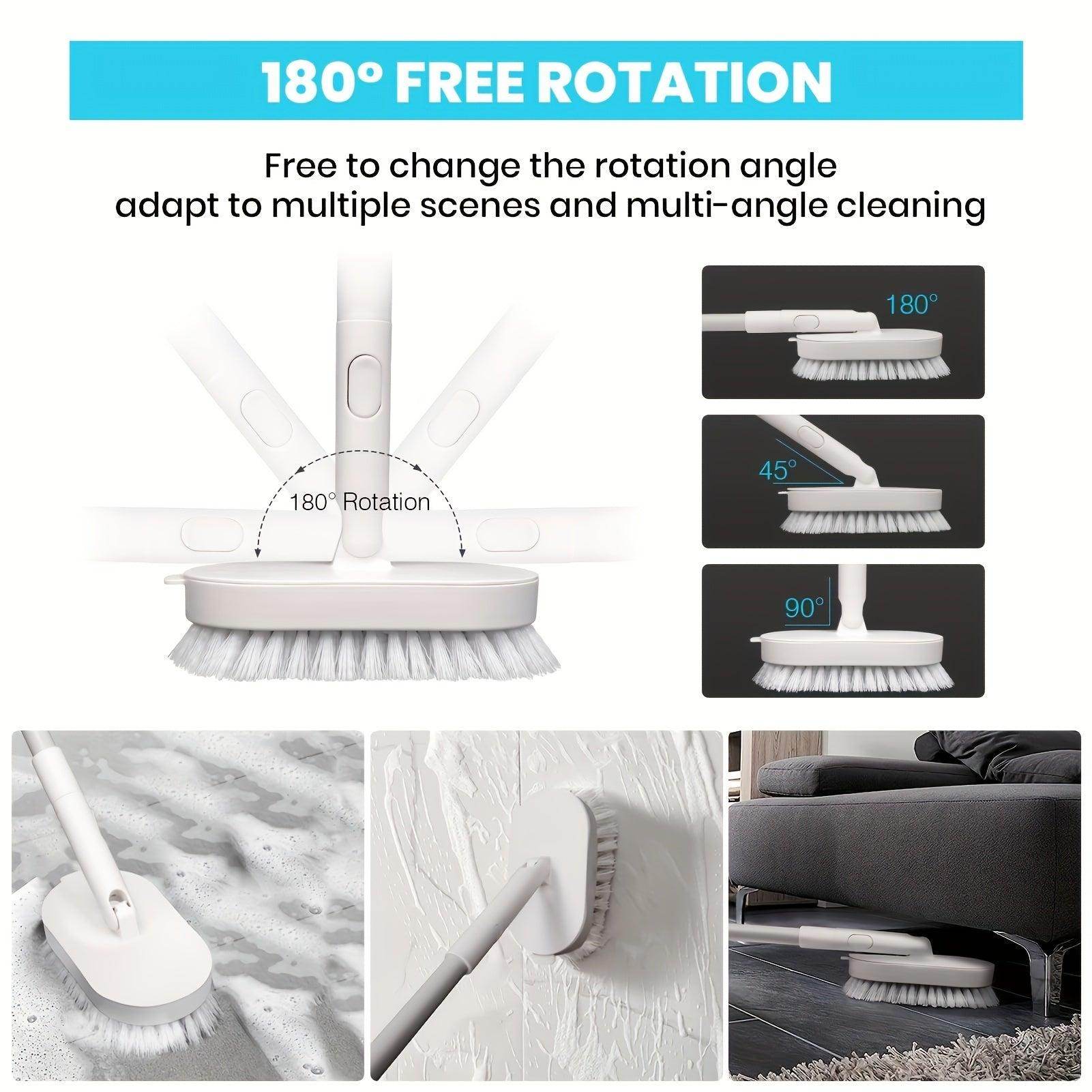 Foldable Shower Scrubber Brush with Extendable Handle - My Store