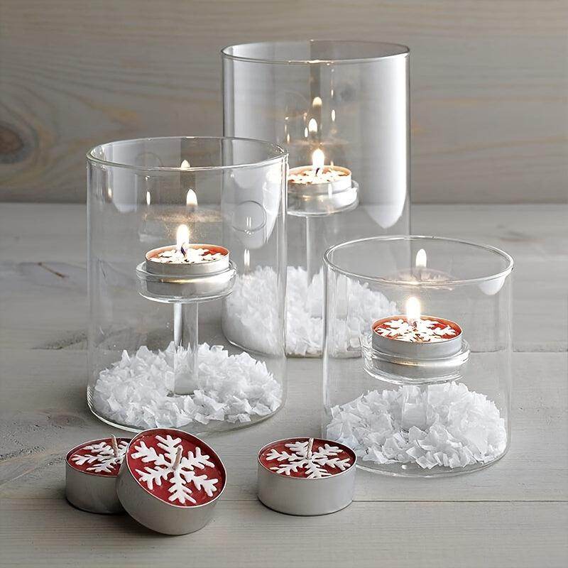 Cylindrical Glass Hurricane Candle Holders - My Store