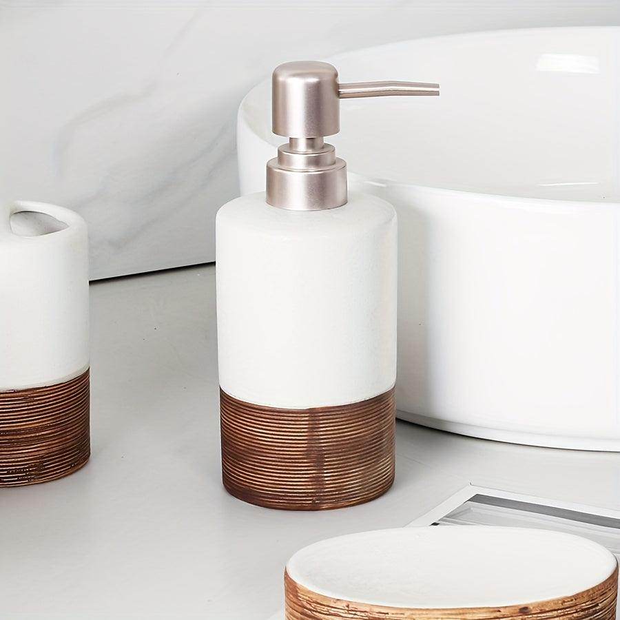 4-Piece Ceramic Bathroom Accessory Set - My Store