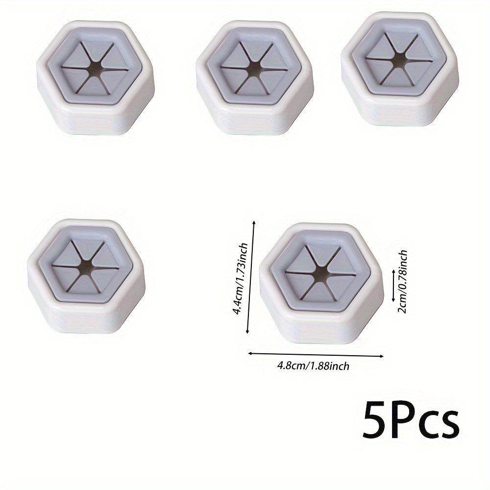5 pcs Hexagonal Towel Hooks for Bathroom and Kitchen - My Store