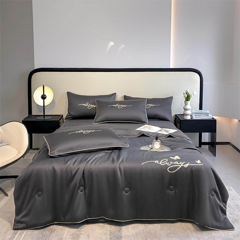 Luxury Embroidered Summer Cooling Quilt - My Store