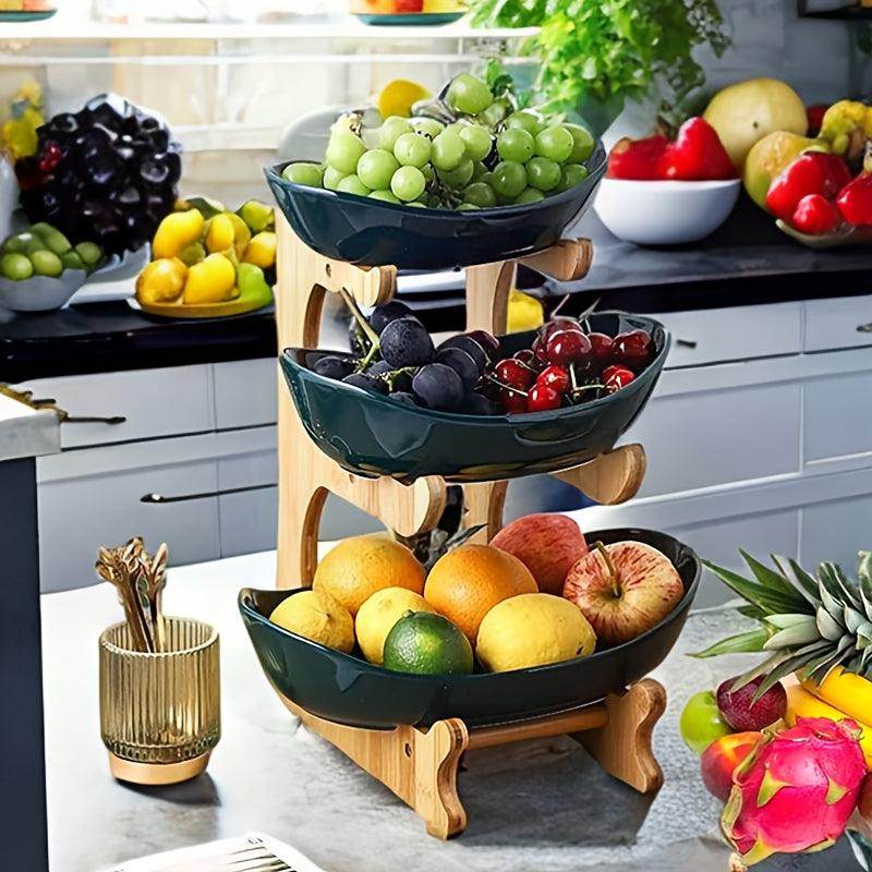 2/3 Tier Fruit Rack Snack Storage Plate - My Store