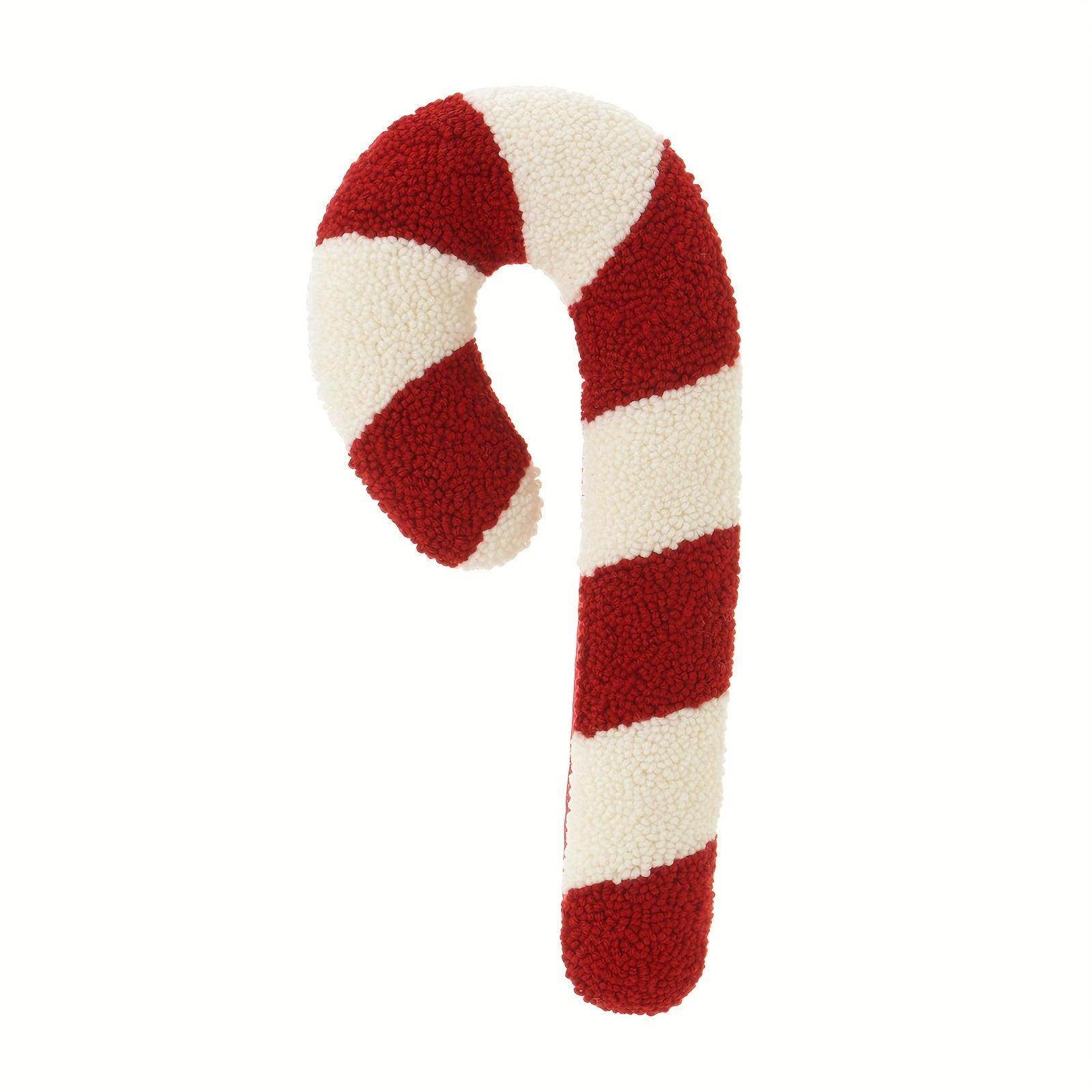 Festive Candy Cane Plush Pillow - My Store