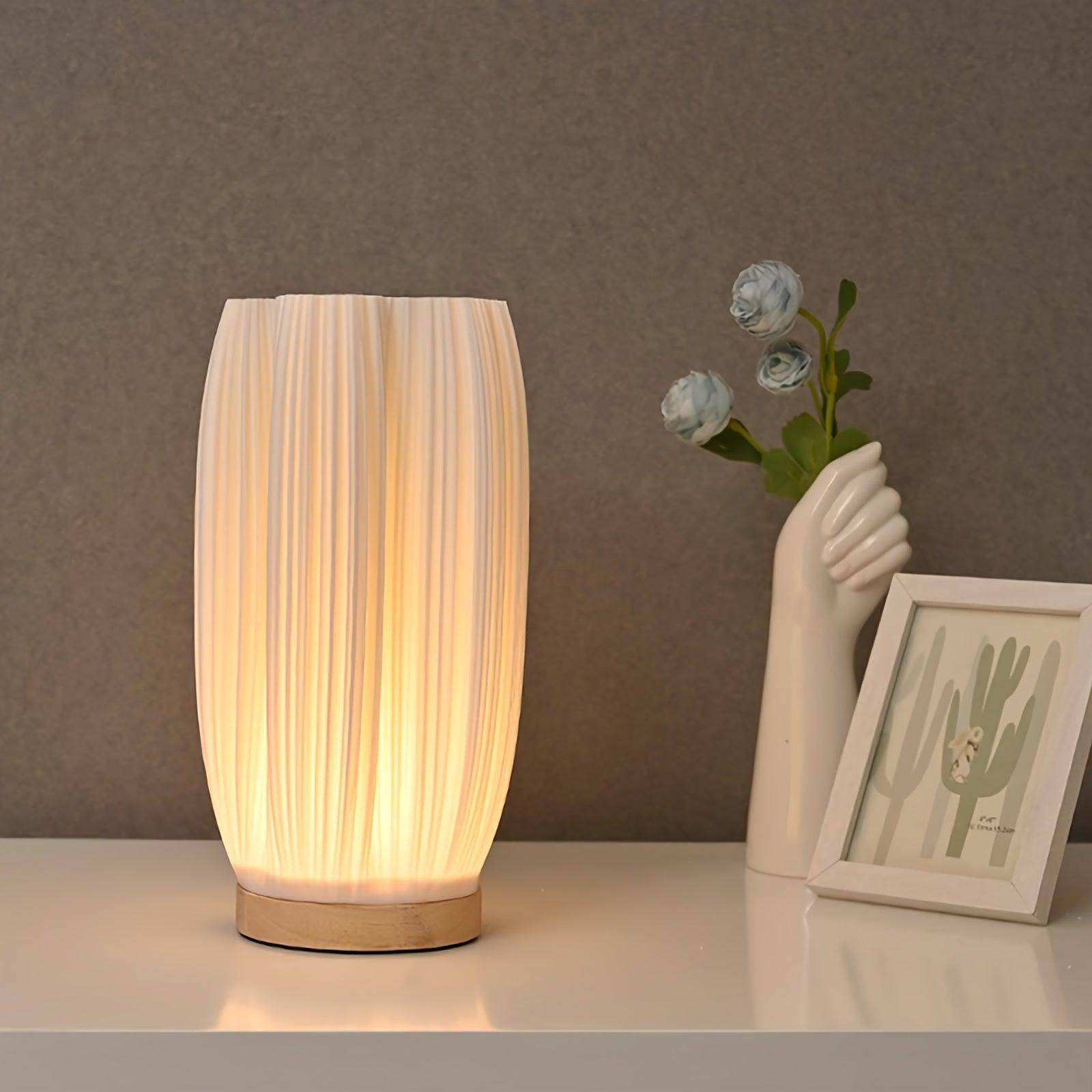 Modern LED Vase Table Lamp – USB Rechargeable & Dimmable - My Store