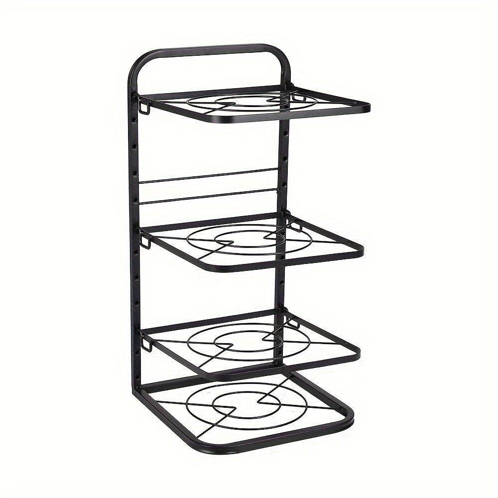 4-Tiers Adjustable Heavy-Duty Pot and Pan Rack - My Store