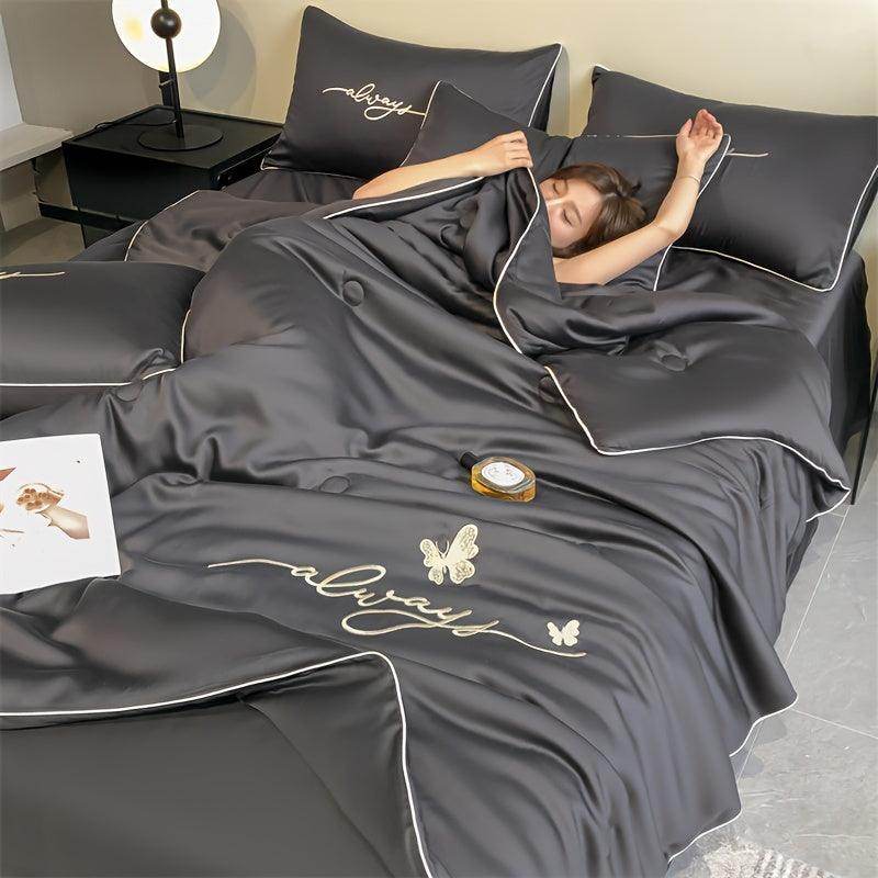 Luxury Embroidered Summer Cooling Quilt - My Store