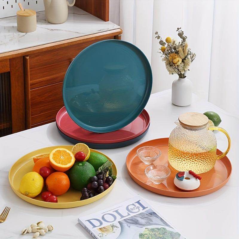 Unbreakable Decorative Round Tray - My Store