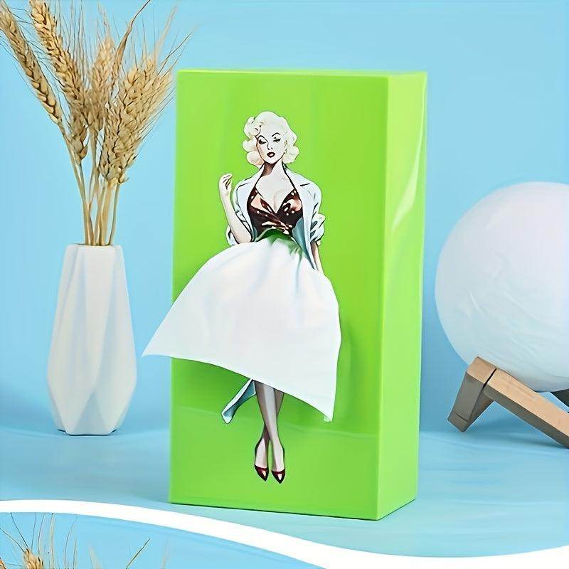 Halloween & Christmas Cartoon Girl Tissue Box - My Store