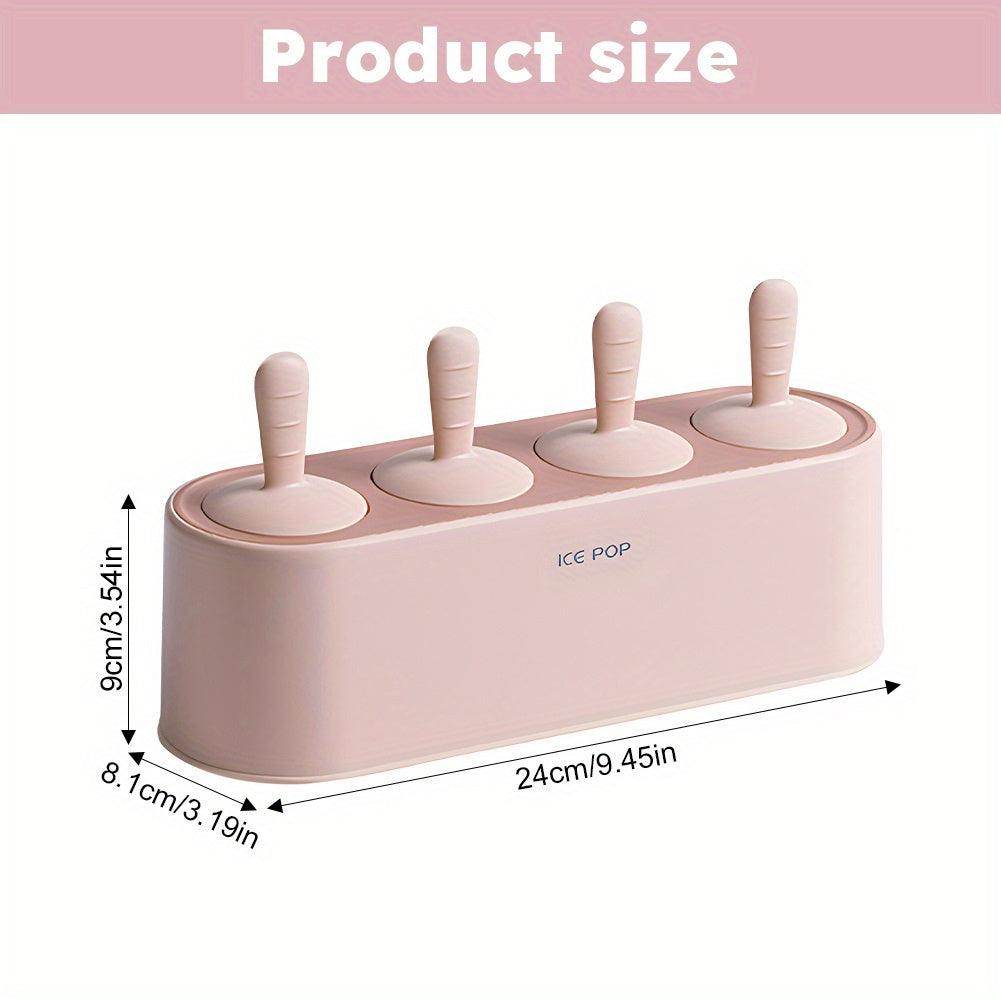 4-Slot Flexible Silicone Ice Lollipop Mold - My Store