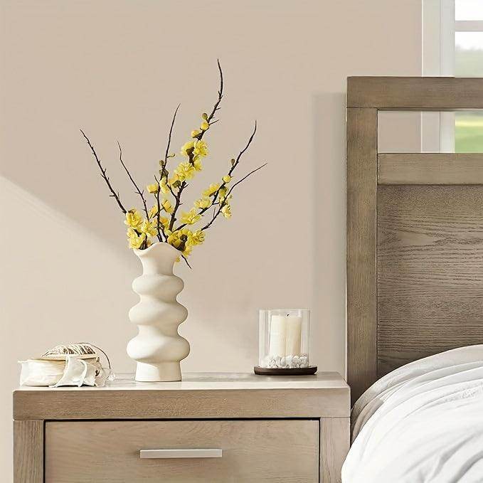 Modern Decorative White Ceramic Vase - My Store