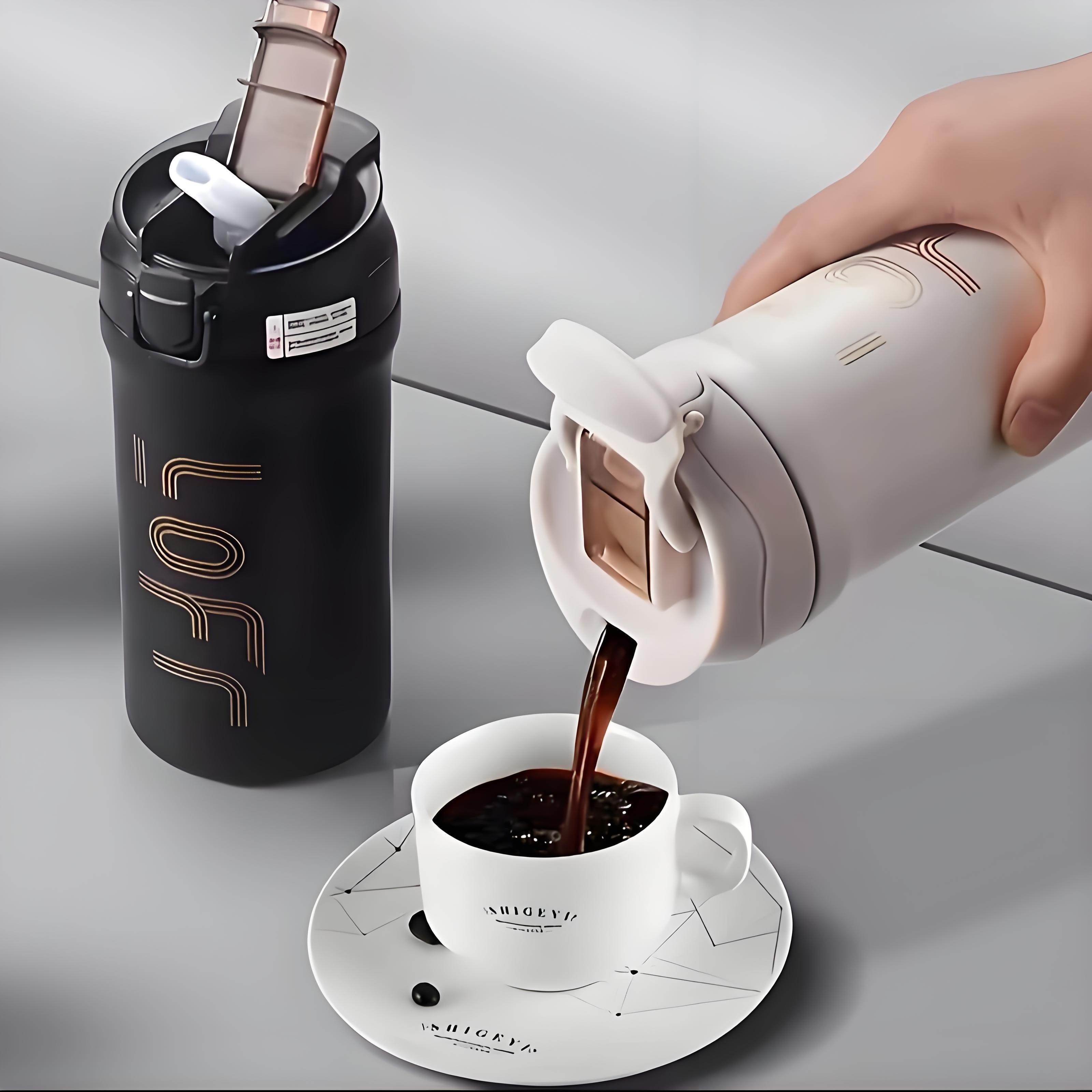 Happy Nooke™ I Dual-Drinking Thermal Mug - My Store