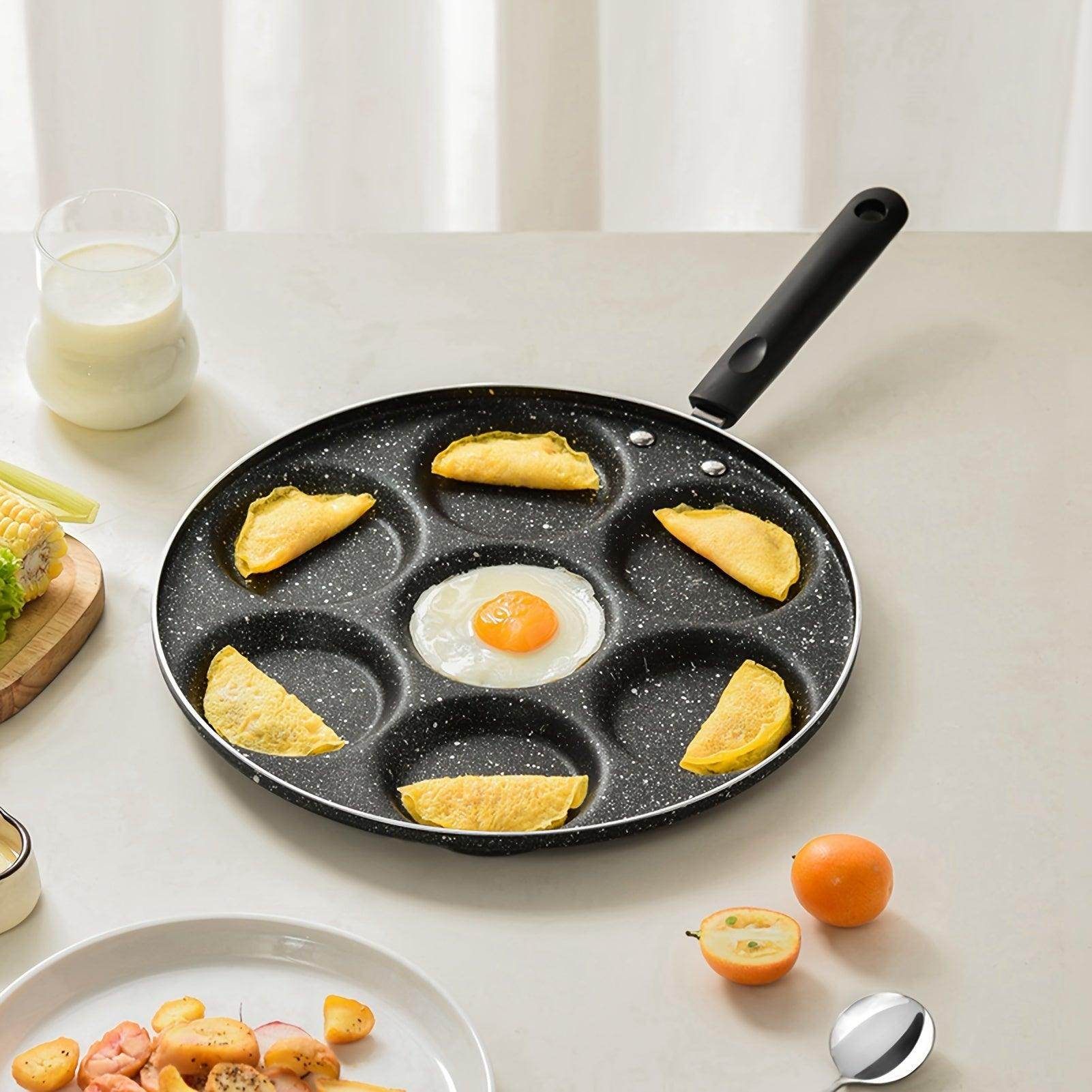 7-Hole Non-Stick Frying Pan for Eggs & Pancakes - My Store