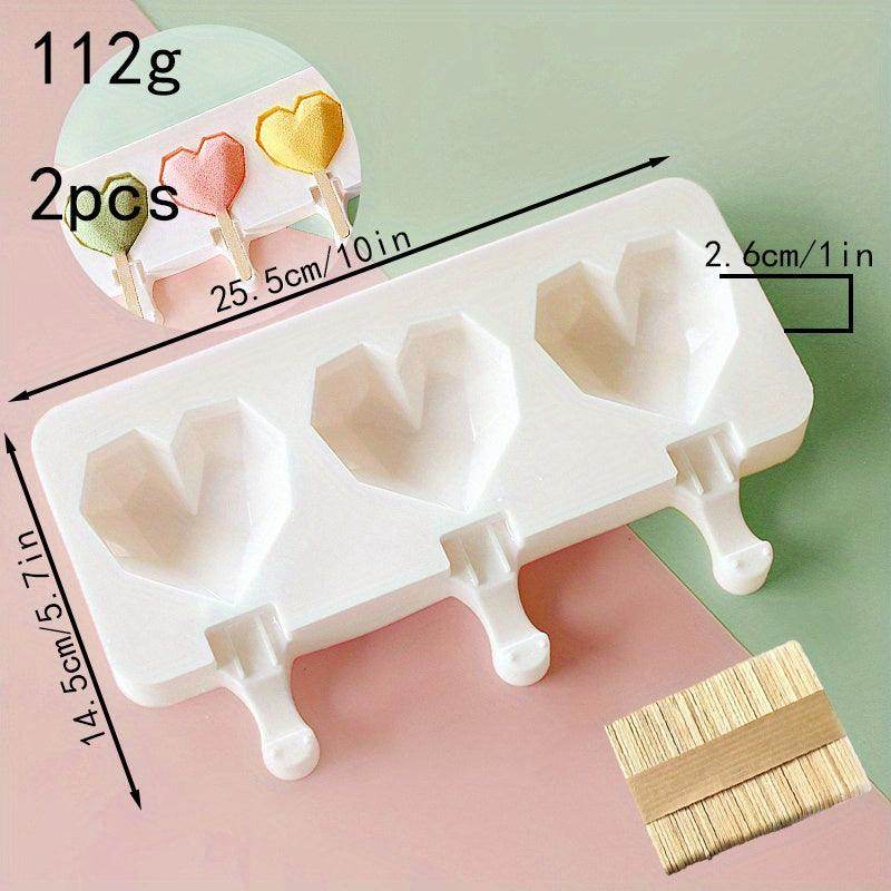 Silicone Ice Cream & Cake Molds - 2/50pcs Multipurpose Set - My Store