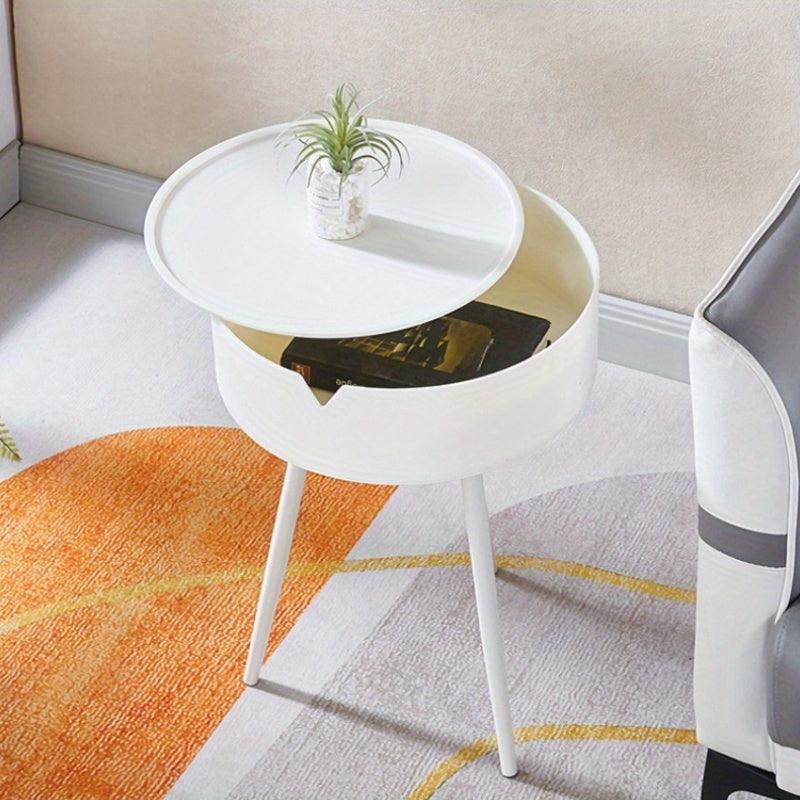 Flip Top Side Table with Storage - My Store