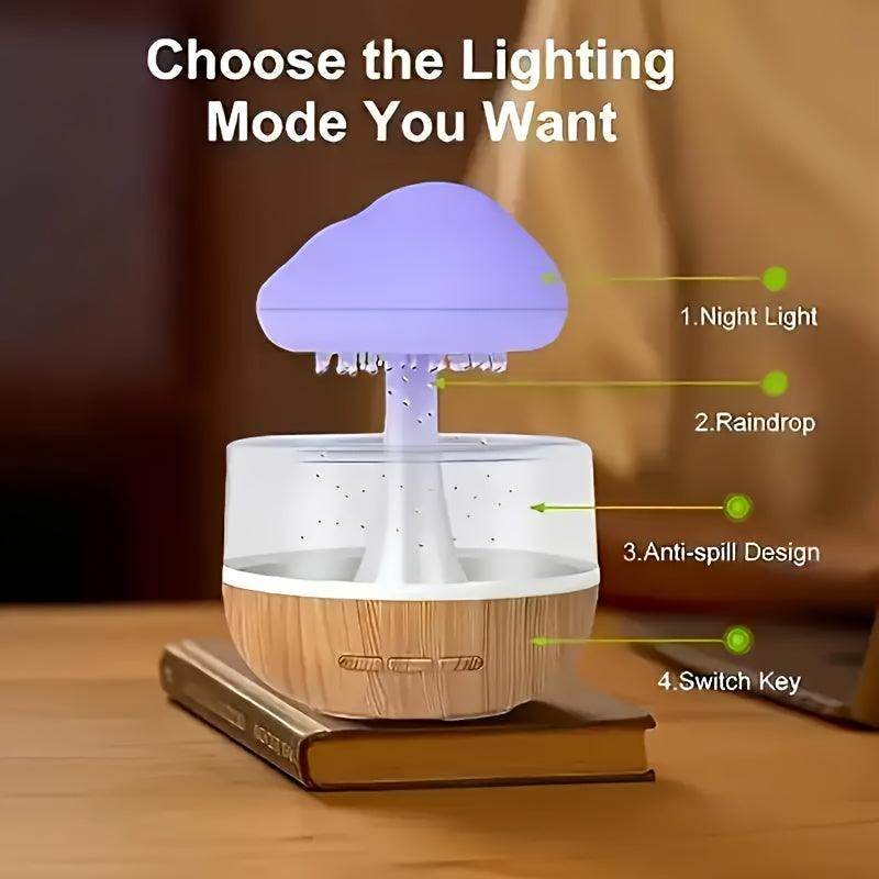 Mushroom-Shaped Humidifier with 7 LED Colorful Lights - My Store