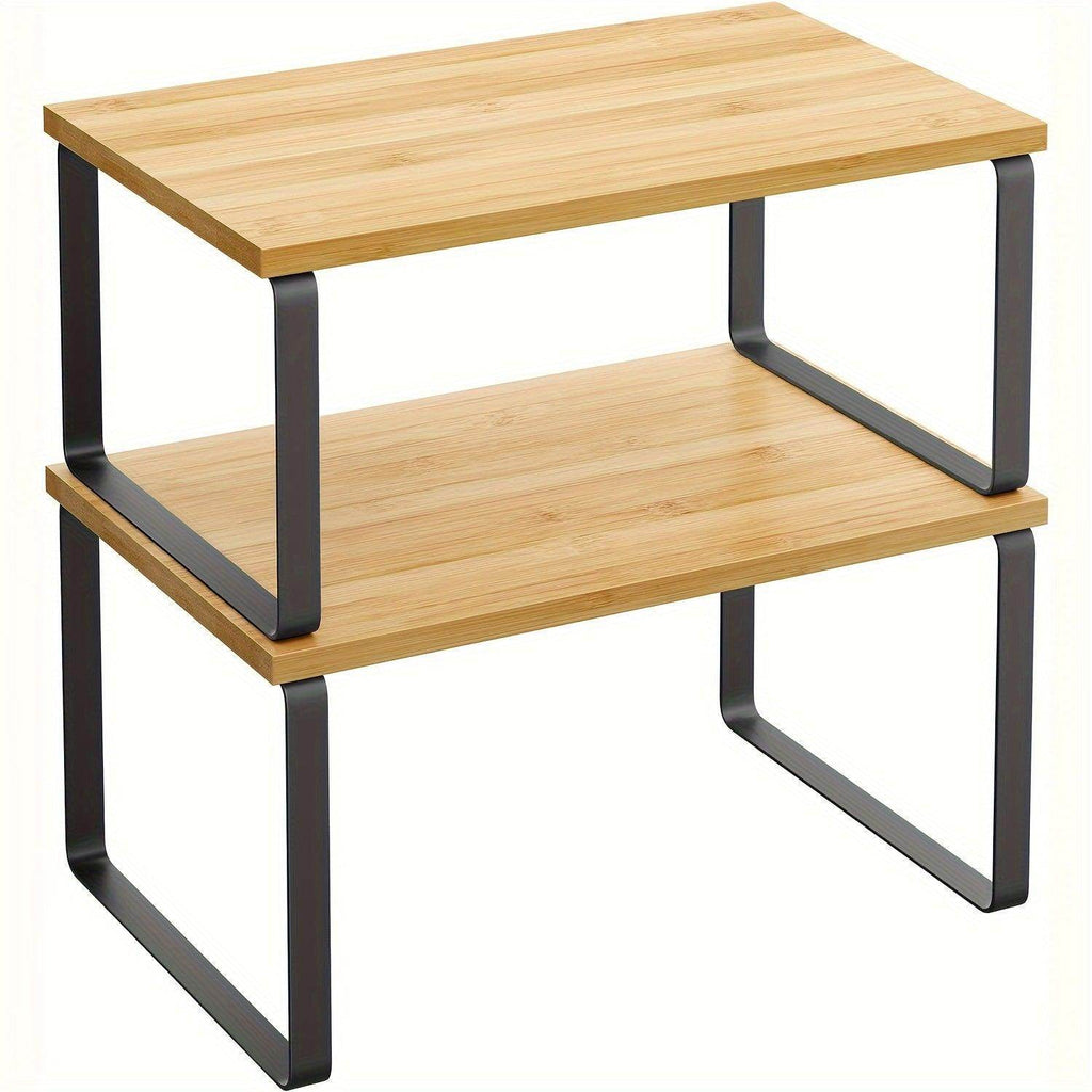 2-Pack Stackable Kitchen Cabinet Organizers - My Store