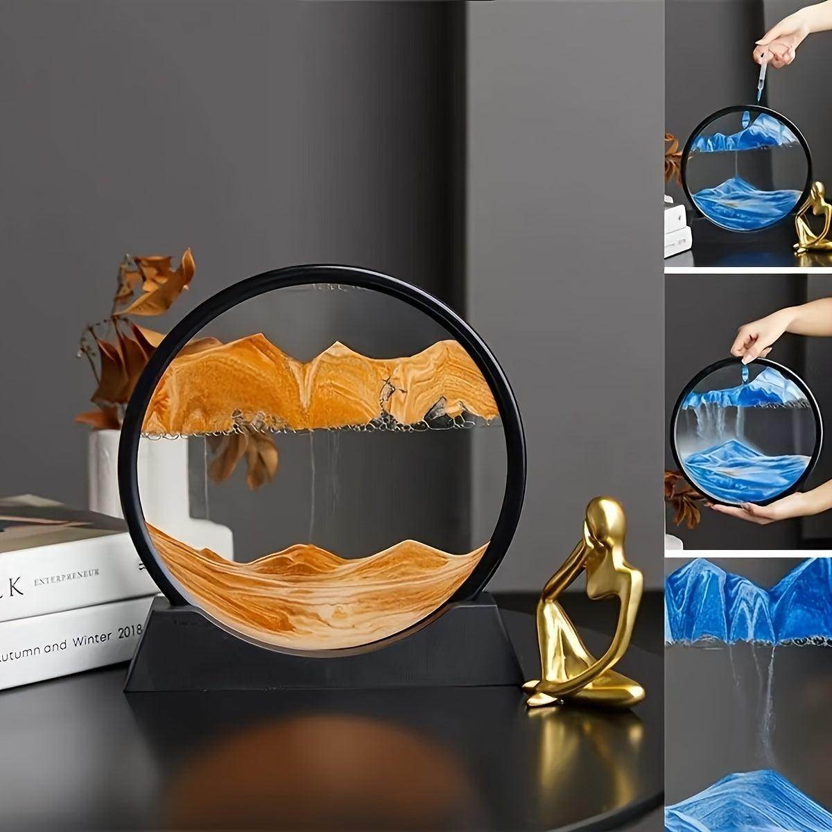 Dynamic Quicksand Glass Dome - My Store