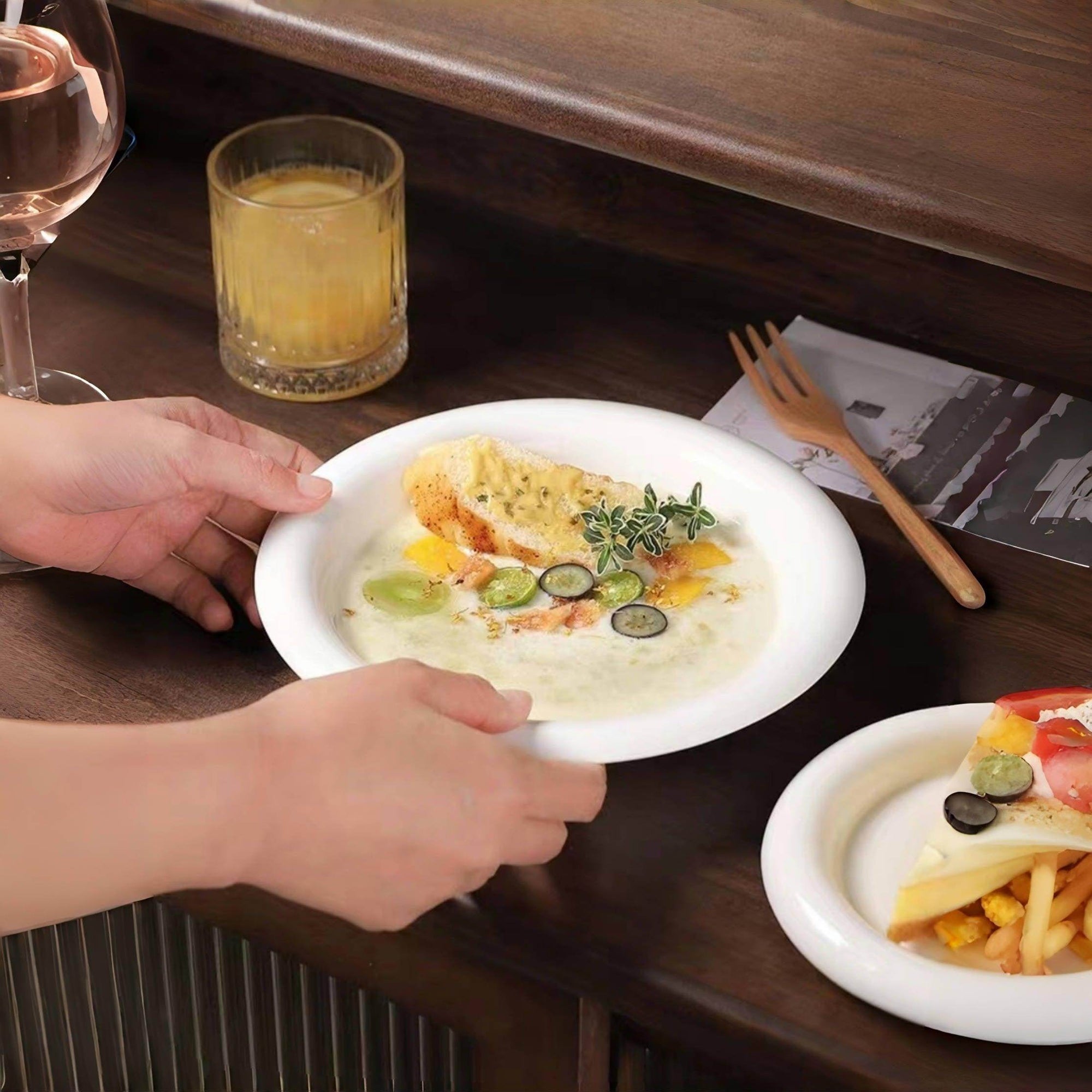 Durable Porcelain Dessert Plate - My Store