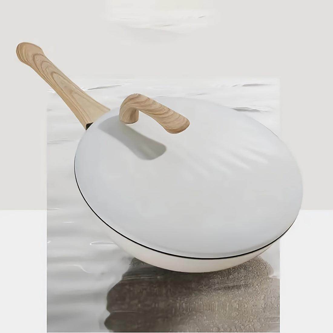 Premium Nonstick Cast Iron Pan Set with Wooden Handles - My Store