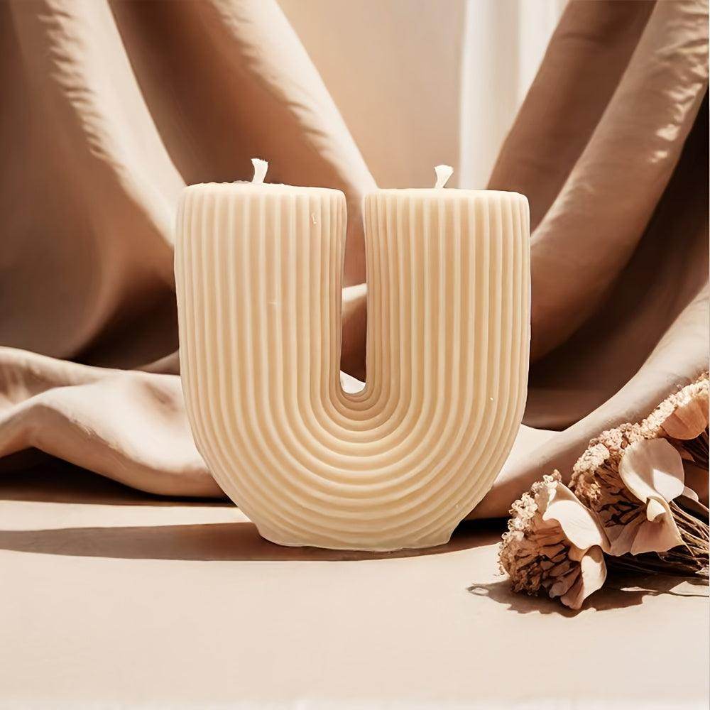 U-shaped Aesthetic Scented Candle - My Store